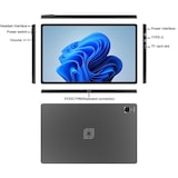 thumbnail of Tablette Windows 11 écran 12 Pouces 2K CPU Intel 2.9Ghz RAM 12Go ROM 256 Go + Clavier + SD 512Go YONIS