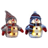 thumbnail of 2er Set Schneemann Dekofigur LED Weihnachtsfiguren