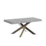 thumbnail of Uitschuifbare tafel 140/400x90 cm Volantis Premium cement veelkleurige poten 4/C