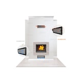 thumbnail of Griglia di ventilazione per camino Nera- Classic 17x49