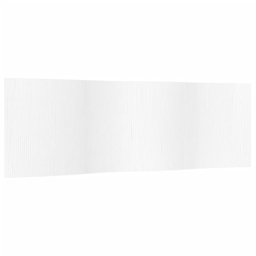 vidaXL Kamerscherm 165x600 cm bamboe wit
