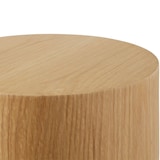 thumbnail of tectake Conjunto de 2 mesas auxiliares DANNY redondas com chapa de carvalho  Carvalho Claro