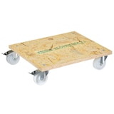 thumbnail of WAGNER Transporthilfe OSB BIG 25 mm - 59 x 49 x 12 cm, Rollen Ø 100 mm, Feststeller, Tragkraft 400 kg - 20161701