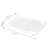 thumbnail of GILAC Couvercle pour Bac Plat - 2 L à 10 L - transparent - 3 L - Transparent G160151