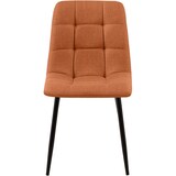 thumbnail of CHEFGASTRO Esszimmerstuhl IOWA Stoff HxBxT 84x45x55cm Orange Küchenstuhl