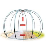 thumbnail of astreea Igloo Terrassenpavillon Model L mit Baldachin Bezug, weiss, wasserabweisend