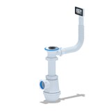 thumbnail of Belvit Waschbecken Siphon Überlauf 1 1/2" Ø40mm