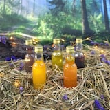 thumbnail of 20 Mini Bottiglie in Vetro 40ml con Tappo Nero, Scatola, Sigillo, Etichetta Kraft e Spago – Bomboniere, Liquori, Salse