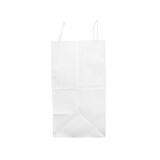 thumbnail of MONOUSO - Bolsa Papel Kraft Blanca con Asas 100g/m² 35+18x34cm (250 Uds)