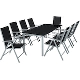 thumbnail of tectake Salon de jardin aluminium 8 places - argent - 402165