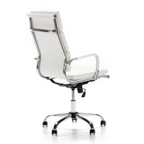 thumbnail of Sillón de Oficina Morgan reclinable Blanco, Piel sintética, Altura Ajustable, Diseño ergonómico