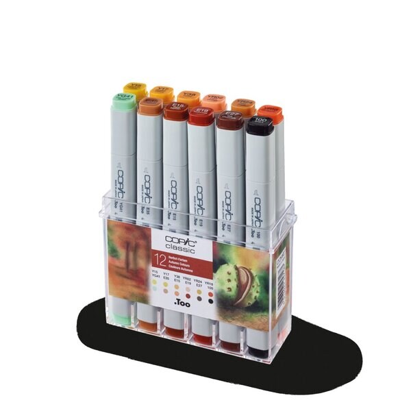 Layoutm. Copic Set Herb Stückfarben 12 Stück