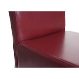 thumbnail of Barkruk HWC-C33, barkruk, hout ~ roodbruin, lichte poten, kunstleer