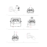 thumbnail of Proiettore LED da esterno Sky 20W IP65 2700K Corten - 2450lm, alluminio, fascio 110° Beneito Faure