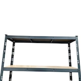 thumbnail of METRO Professional Schwerlastregal KBT140, Metall, 140 x 40 x 140 cm, Fachlast 400 kg, grau