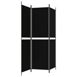 thumbnail of vidaXL Kamerscherm met 3 panelen 150x180 cm stof zwart