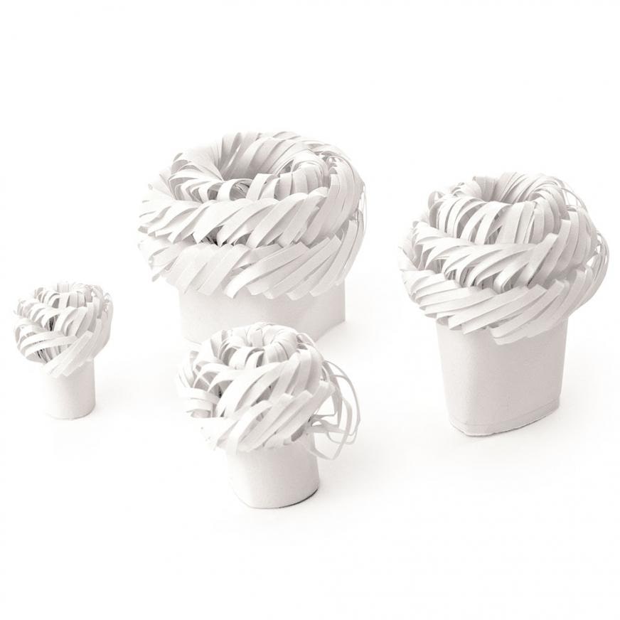 Geflügelmanschetten Weiß Ø 0,9 cm 100 Stück