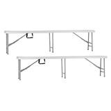 thumbnail of Pack 2 Bancos Dobráveis Catering Branco 180x28x43cm O91