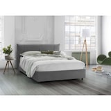 thumbnail of Dmora Letto matrimoniale Dmerten, Letto contenitore con rivestimento in tessuto, 100% Made in Italy, adatto per materasso Cm 160x200, Grigio