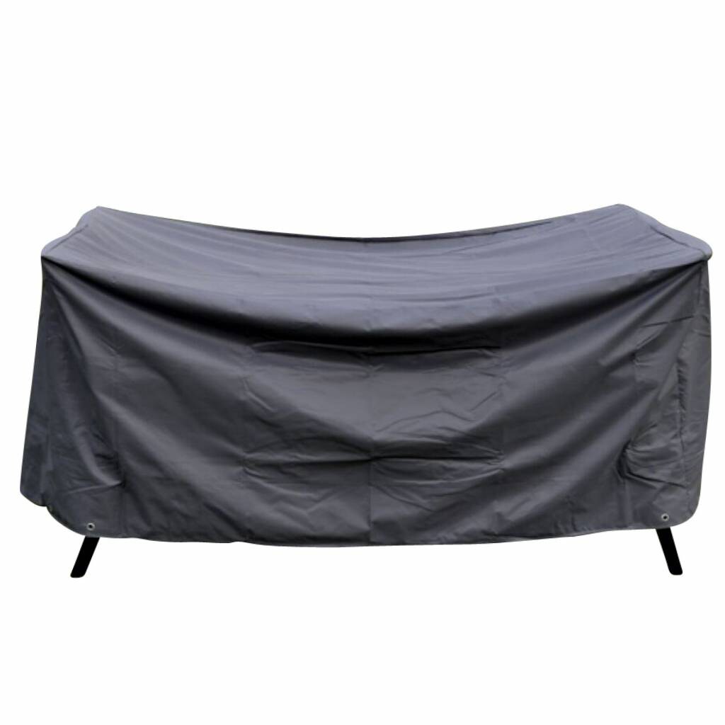 Schutzhülle Abdeckung für Sitzgruppen 230x155x80cm eckig anthrazit 61045