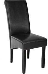 thumbnail of tectake 8 sillas de comedor ergonómicas  Negro