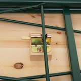 thumbnail of Bartafel HWC-L67, biertuintafel biertenttafel campingtafel, inklapbaar metaal grenen hout geolied 110x125x70cm