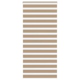 thumbnail of vidaXL Doppelrollo Sandbraun 95x230 cm Stoffbreite 90,9 cm Polyester