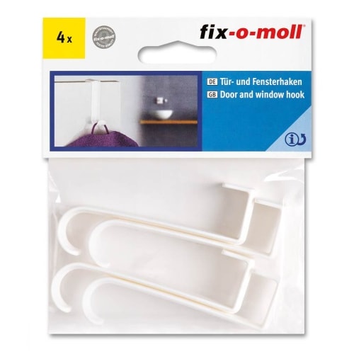 Türhaken und Fensterhaken Kunststoff fix-o-moll