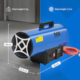 thumbnail of MSW Generatore di aria calda a gas - 30000 W - 310 m² - Accensione manuale