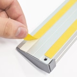 thumbnail of Danieli - Barra Porta Comande per Ristoranti in Alluminio da 150 cm - Barra Ferma Fogli con 2 Nastri di Biadesivo e Viti di Fissaggio