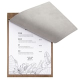 thumbnail of Securit® Menukaart A4 "Walnut" - Omslag van leer - Hout met gelakte walnootafwerking