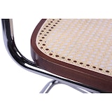 thumbnail of pemora 2-er Set Freischwinger Schwingstuhl Besucherstuhl JENA mit Wiener Geflecht Gestell chrom - nussbaum fertig montiert