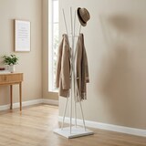 thumbnail of Appendiabiti Moderno Ferro Salvaspazio Attaccapanni Terra 40x40x182 cm - Nero