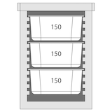 thumbnail of Stalgast Thermobox für 6x GN 1/1, (65 mm), Isolierung aus Polyurethanschaum, Khaki, 86 L, Frontlader
