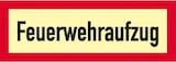 thumbnail of Aufkleber Feuerwehraufzug, Folie, langnachleuchtend, 160-mcd, 297x105 mm