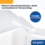 thumbnail of Exquisit Gefrierschrank, 168 Liter, 4-Sterne-Gefrieren, Temperaturregelung, 40 dB, GS5230-H-040E weiss