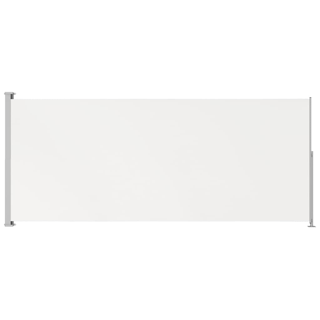 vidaXL Ausziehbare Seitenmarkise 200x500 cm Creme