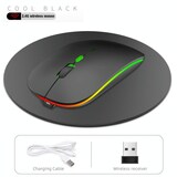 thumbnail of Souris Sans Fil Rechargeable 1600 DPI Lumières Colorées Design Élégant Noir YONIS