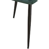 thumbnail of Cadeira de visitante Emia veludo/verde