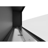 thumbnail of Lareira a bioetanol Sololed Frame 1800, de parede, com vidro incluso, 3 queimadores de 1 litro - Preto fosco