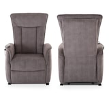 thumbnail of Fernsehsessel mit Aufstehhilfe, Relaxsessel mit Liegefunktion, mit 2 Motoren, 120 kg belastbar, Mikrofaser, Seidengrau, Raburg Marie