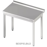 thumbnail of Stalgast Edelstahl Arbeitstisch ohne Grundboden, 500x700x850 mm, ohne Verstrebung, ohne Aufkantung, verschweißt