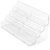 thumbnail of Visitenkartenhalter 4Fächer 8Ablagen glasklar