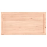 thumbnail of vidaXL Wandregal 100x50x(2-6) cm Massivholz Eiche Unbehandelt