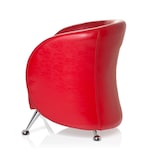 thumbnail of Loungesessel / Clubsessel ST. LUCIA Kunstleder rot hjh OFFICE