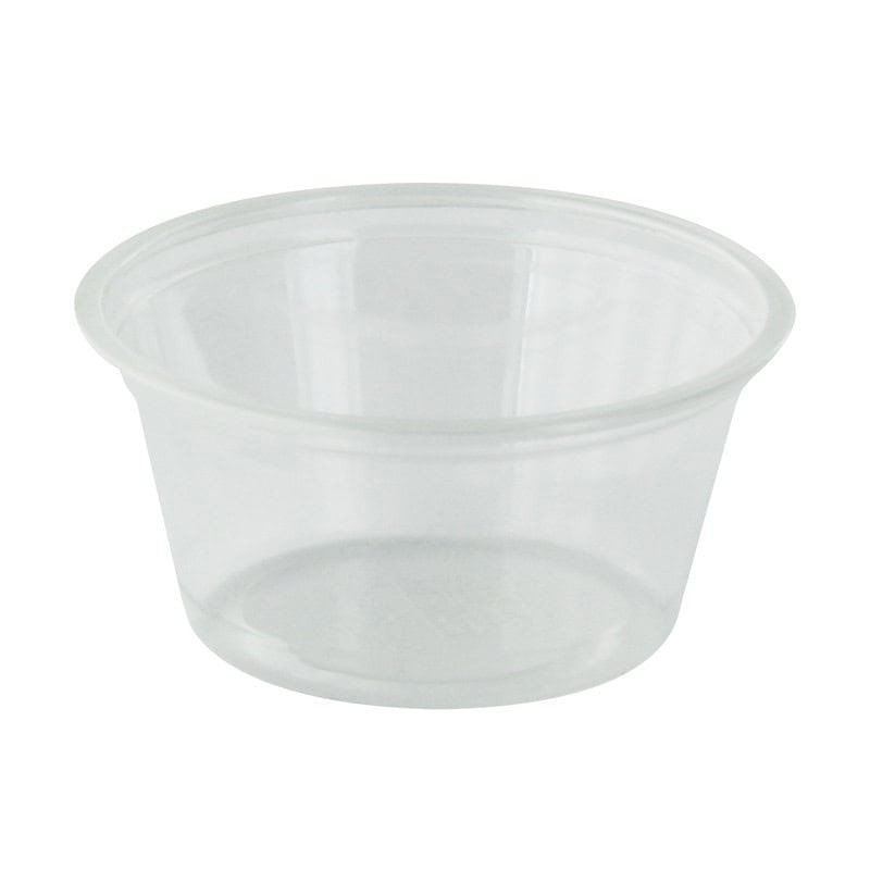 Ecolomique - 50 Pcs - Pot plastique PET transparent - 150 ml, Diam: 7,4 cm, Hauteur: 7 cm - ECO209POPET5