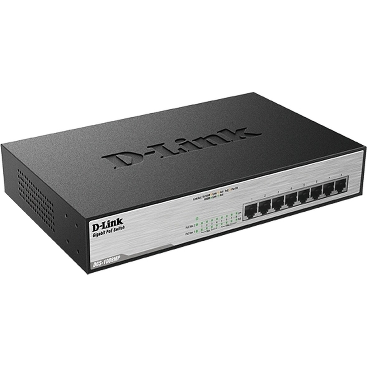 D-Link DGS-1008MP Netwerk Switch