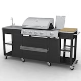 thumbnail of vidaXL Gasgrill mit 4+1 Flammen Schwarz