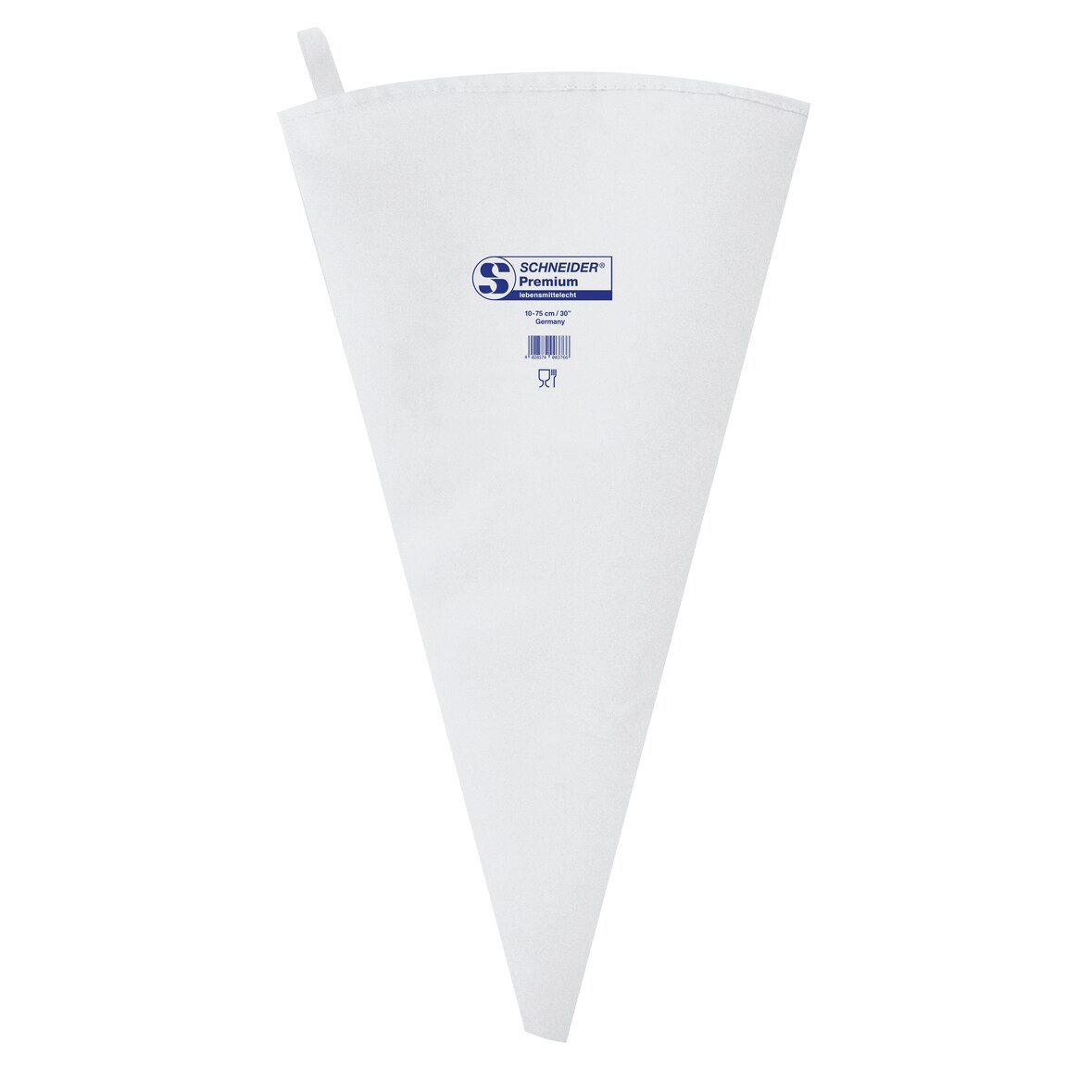 Schneider - Spritzbeutel 10-75 cm - Premium, Druck "Schneider": Blau