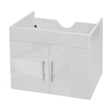 thumbnail of Décoshop26 - Meuble sous-vasque meuble de salle de bain brillant 60cm blanc 04_0001250